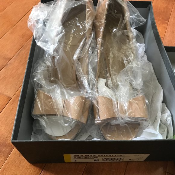 Via Spiga Mica Peep Toe Nude Heels - Size 7M - Brand New - Picture 4 of 5